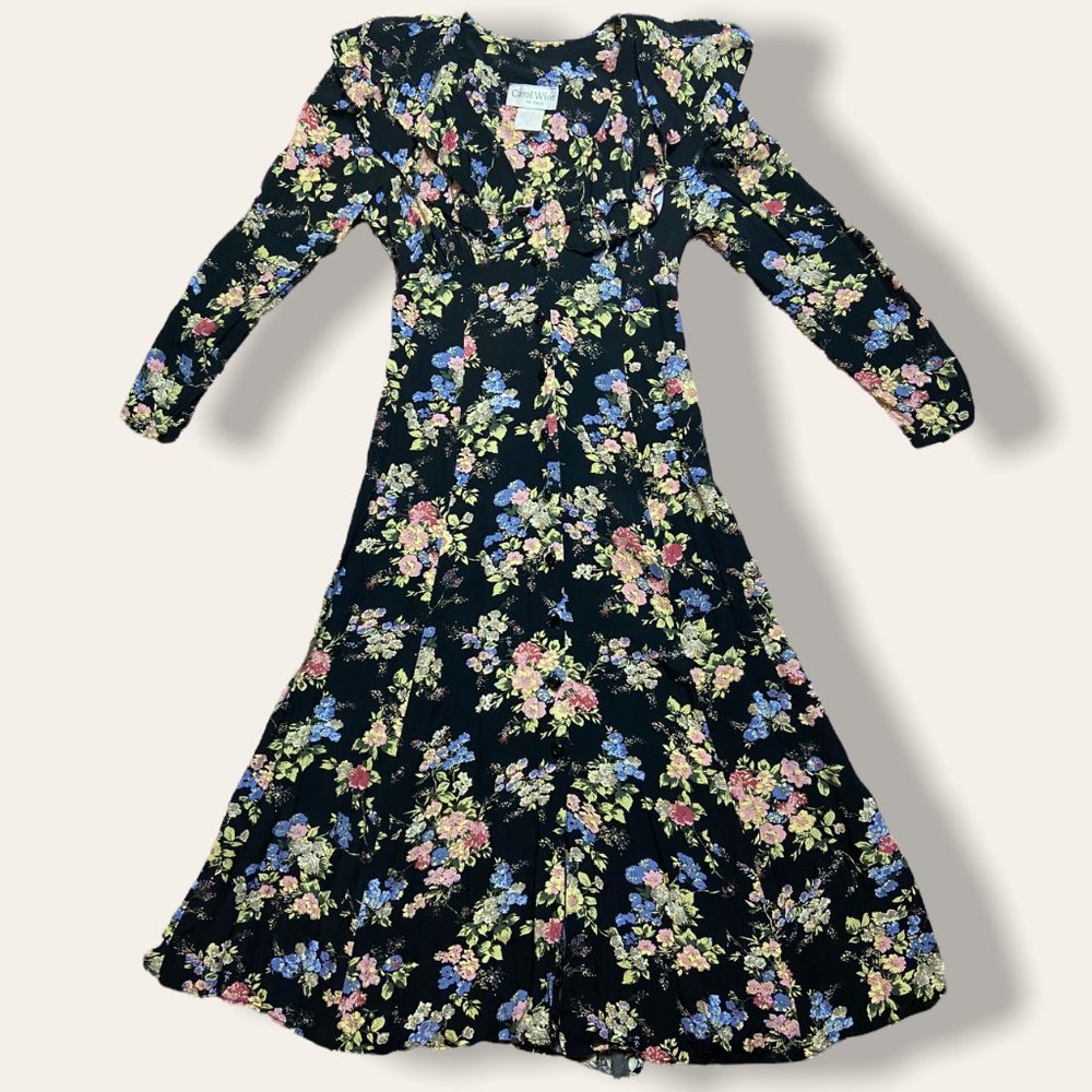 Vintage 70s Carol Wior Dress Size 10